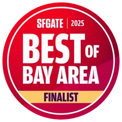 SFGate Best of Bay Area 2025 finalist badge