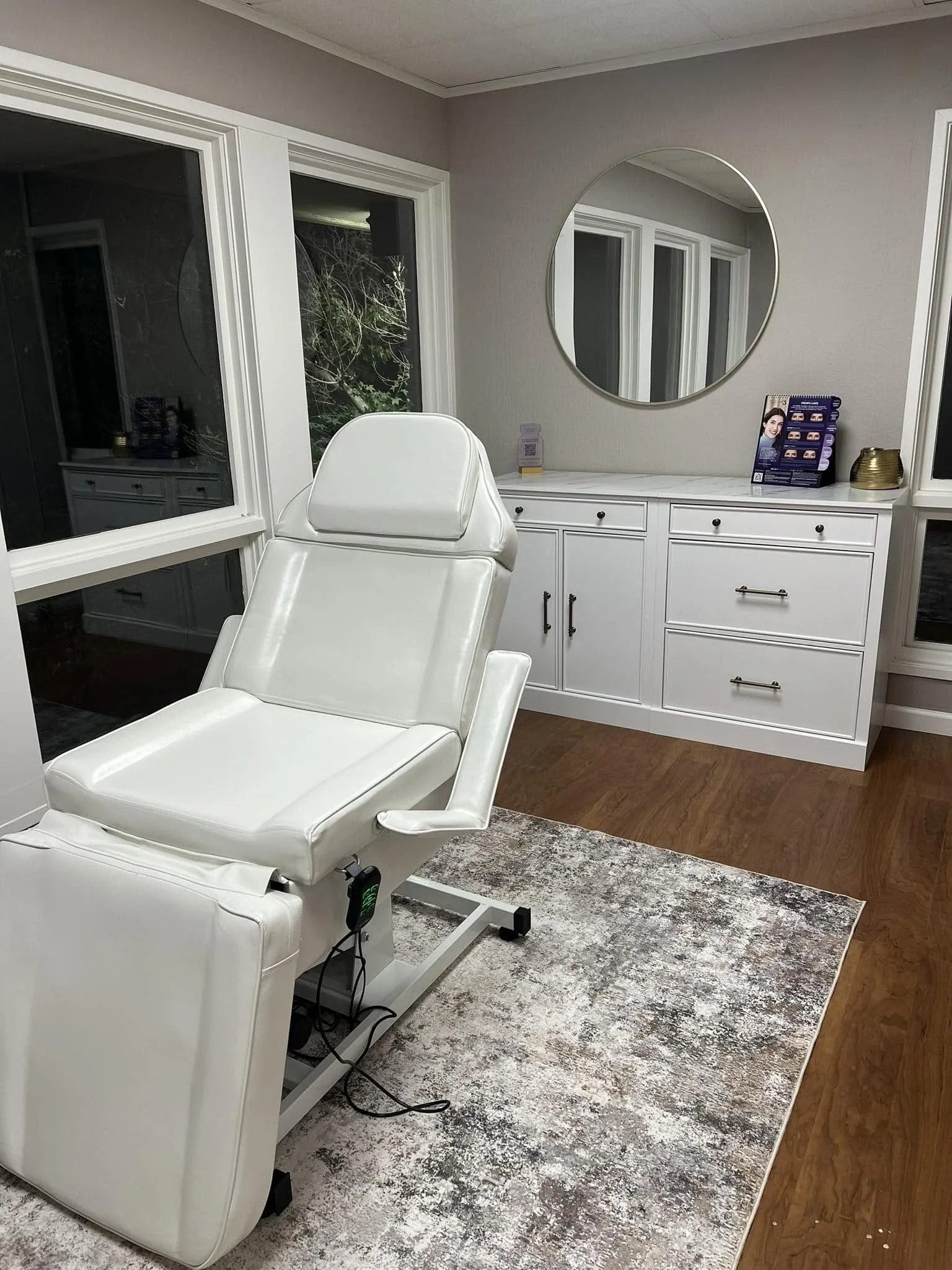Private treatment room at Aesthetx Haus in Walnut Creek